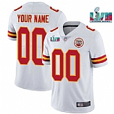 Men & Women & Youth Kansas City Chiefs Custom White Super Bowl LVII Patch Vapor Untouchable Limited Stitched Jersey,baseball caps,new era cap wholesale,wholesale hats